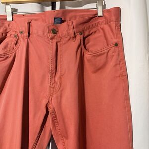 Polo Ralph Lauren Jeans Mens 34x32 Pink Denim Straight Leg Pants Classic